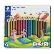 Crayon de couleur Staedlter Noris Colour 185 - Boîte métal de 24