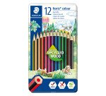 Crayon de couleur Staedlter Noris Colour 185 - Boîte métal de 12