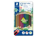Crayon de couleur Staedlter Noris Colour 185 - Boîte métal de 12