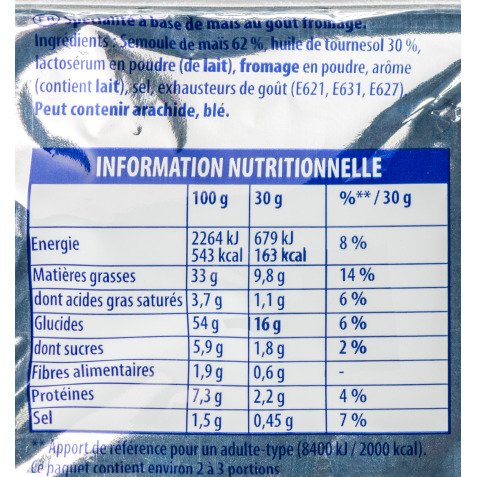 Bag Les Croustilles Emmental - pack of 88 g