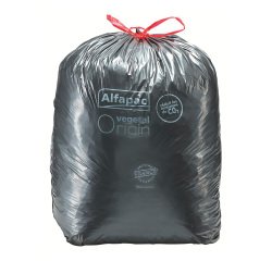 Sac poubelle 30 litres Coulissac maxi poids Alfapac gris - 30 sacs