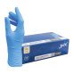 Disposable non-powdered blue nitrile gloves - Box of 100 gloves