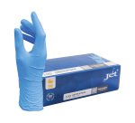Gant jetable nitrile non poudré bleu - Boîte de 100 gants