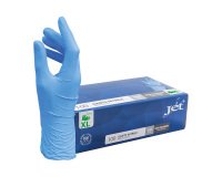 Gants jetables nitrile non poudré bleu taille XL - Boîte de 100 gants