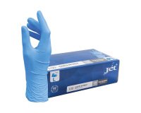Gant jetable nitrile non poudré bleu - Boîte de 100 gants