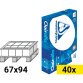 Papier A4 wit 80 g Clairefontaine Clairalfa - wegwerppallet 40 riemen