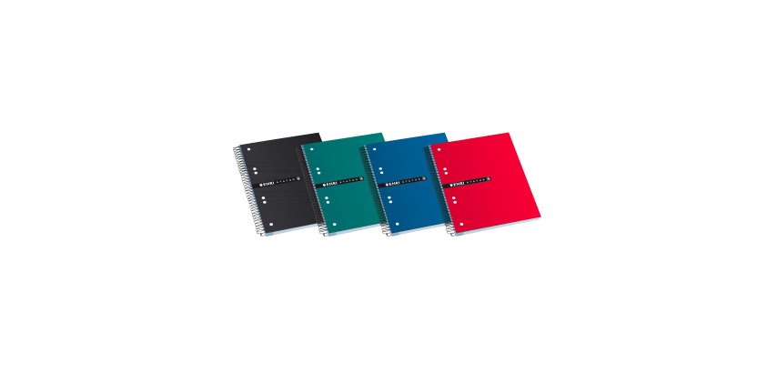 Cuadernos Enri Status A5 5x5 Colores surtidos - Pack 4 + 1 GRATIS