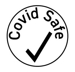 "Covid Safe" stamp - COLOP Printer R24 round