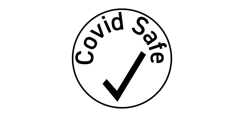 "Covid Safe" stempel - COLOP Printer R24 rond