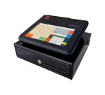 TechFive ECR 100 Caisse enregistreuse imprimante intégrée et tiroir fourni