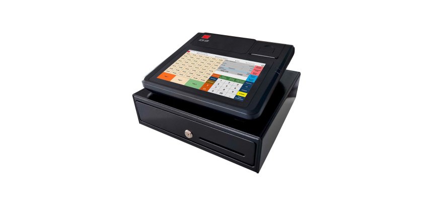 TechFive ECR 100 Caisse enregistreuse imprimante intégrée et tiroir fourni