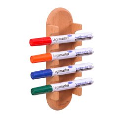 Porta rotuladores magnético Wooden de madera Legamaster