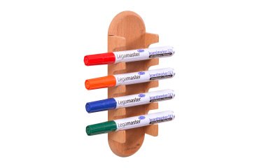 Porta rotuladores magnético Wooden de madera Legamaster