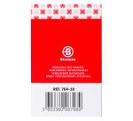 4 x 40 repositionable indexes JM Bruneau, format 19 x 43 mm, 4 assorted colours