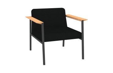 Vado Armsessel - Gestell in Anthrazit