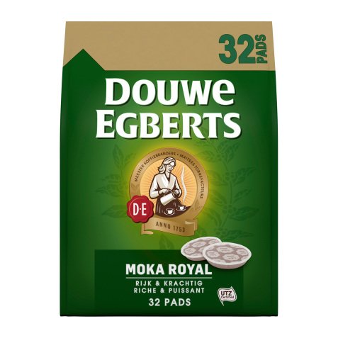 Kaffeepads Douwe Egberts Moka Royal - Pack von 32