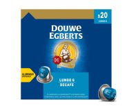 Koffiecapsules Douwe Egberts Espresso Lungo Decafeïné - doos van 20 caps