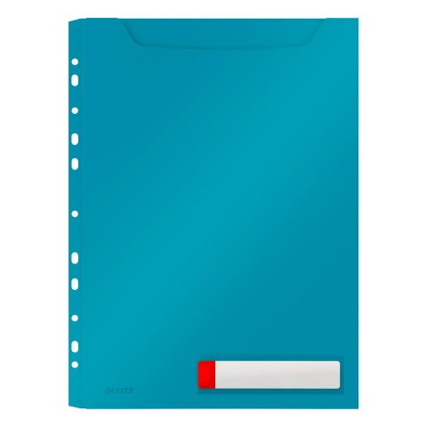 Pack 3 fundas multitaladro leitz Cosy A4 polipropileno opaco azul