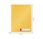 Fundas multitaladro polipropileno opaco leitz Cosy A4 Paquete de 3