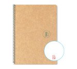 Cuaderno Reciclado Escolar Espiral Escolofi Green Din A5 liso 