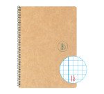 Cuaderno Reciclado Escolar Espiral Escolofi Green Din A5 Cuadrícula 4x4 