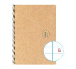 Cuaderno Reciclado Escolar Espiral Escolofi Green Din A5 Rayado horizontal 