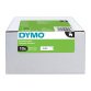 Pack 8 rubans polyester Dymo D1 19 mm blanc écriture noire + 2 offerts