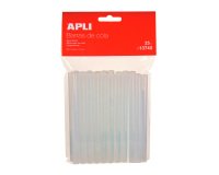 Glue pen 7,5 mm x 10 cm for glue gun - bag of 25