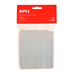 Glue pen 7,5 mm x 10 cm for glue gun - bag of 25