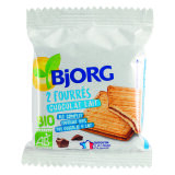 Fourrés chocolat au lait Bio Bjorg x 2 - Étui de 50 g