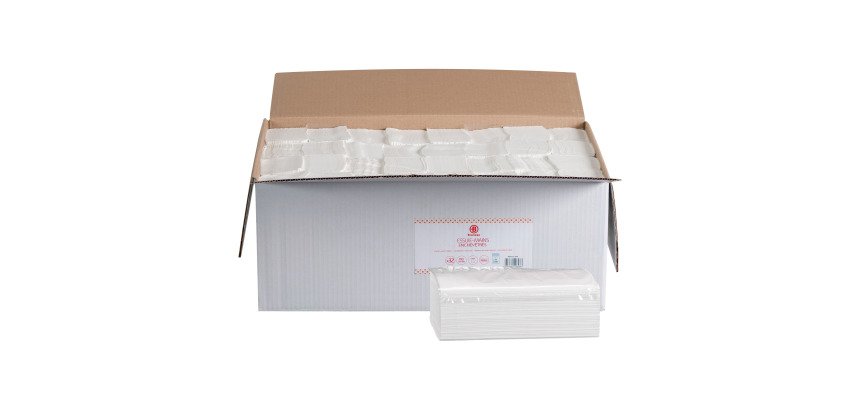 Hand wipers Bruneau extra wide interfolded - box of 3200