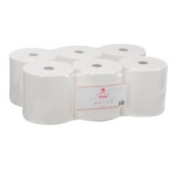 Bobina secamanos Bruneau Ecolabel doble capa 200 m - Pack de 6