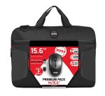Sacoche pour ordinateur portable 14/15,6" + souris sans fil noir PORT