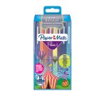 Stylo feutre Papermate Flair Carnaval écriture moyenne - Pochette de 16 couleurs assorties