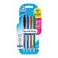 Roller pen Papermate Flexgrip Gel inklikbare punt 0,7 mm - medium schrift - blister van 4