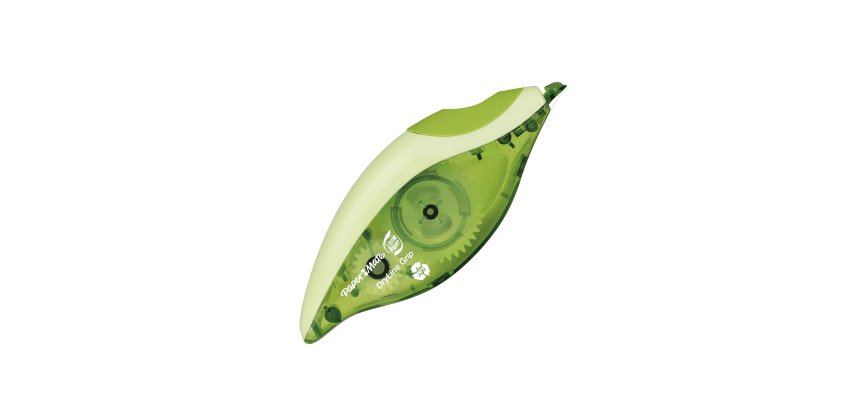 Correcteur à sec Roller Papermate Dryline Grip recyclé largeur 5 mm - Longueur 8,5 m