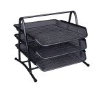 Bandeja de correo metálica Q-connect rejilla 