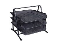 Bandeja de correo metálica Q-connect rejilla 