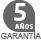 Garantía 5 años
