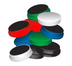 Imanes de sujeción surtido Ø 20 mm - caja de 10