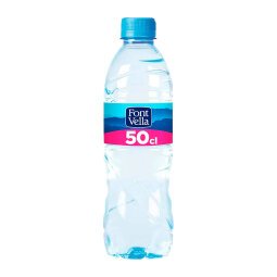 Agua mineral Font Vella - botella 50 cl