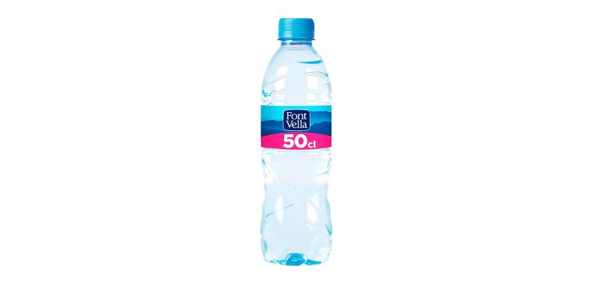 Agua mineral Font Vella - botella 50 cl