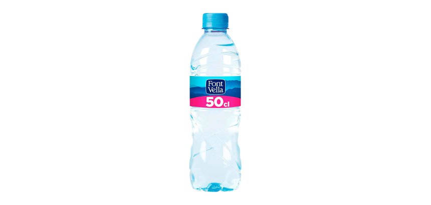 Agua mineral Font Vella - botella 50 cl