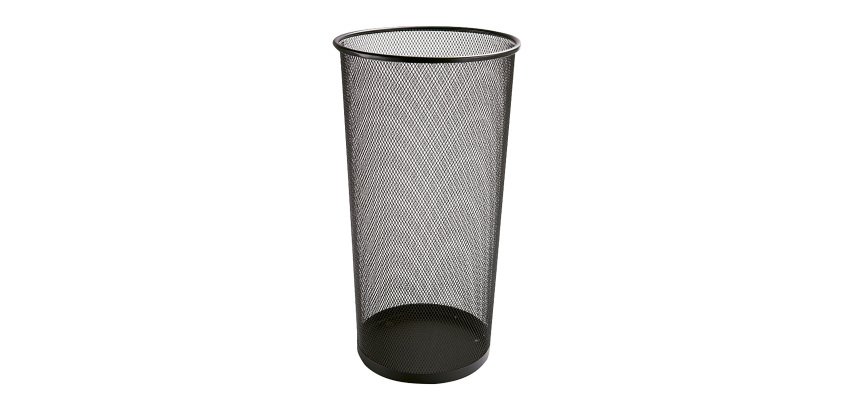 Paragüero metalico Q-connect rejilla negro 