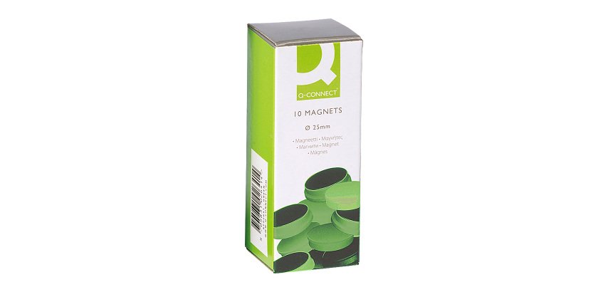Imanes de sujeción verde Ø 20 mm - caja de 10