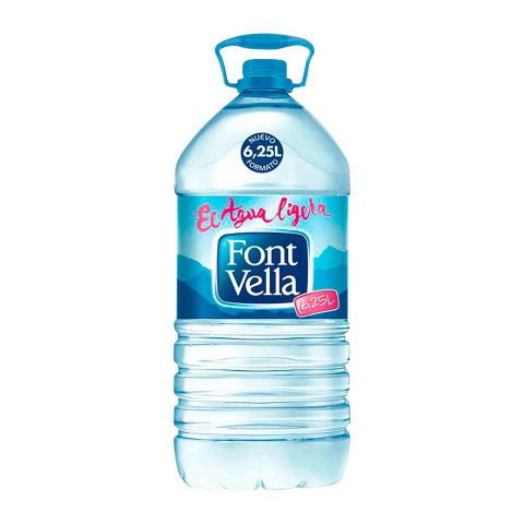 Agua mineral Font Vella - garrafa 6,25 L