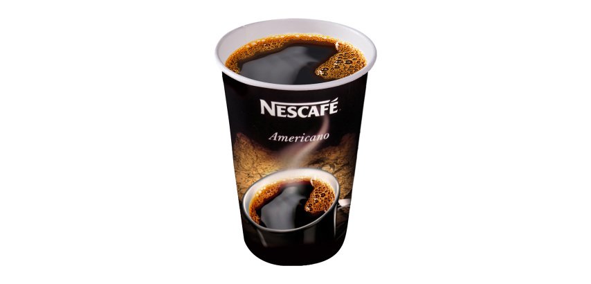 Vordosierte Tasse Papercup Relax Nescafé - Americano