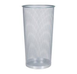 Paragüero metalico Q-connect rejilla plata 