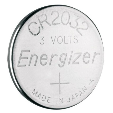 Pile bouton 2032 lithium Energizer - Blister de 2 piles CR2032