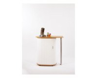 Mueble auxiliar cafetería haya/blanco